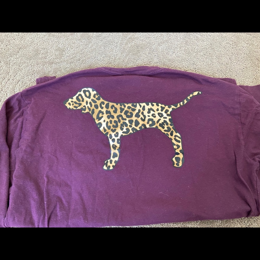 Pink Victoria’s Secret long sleeve T-shirt Tee XS
